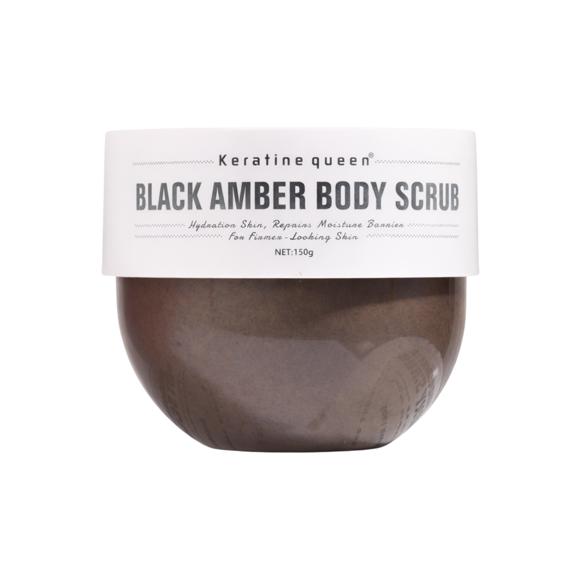 Скраб для тіла "BLACK AMBER" Keratine Queen, 150 г